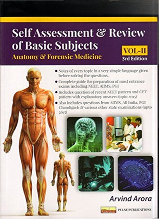 Download Self Assessment & Review of Basic Subjects, Vol-II: Anatomy & Forensic Medicine - Arvind Arora file in ePub