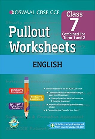 Read online Oswaal CBSE CCE Pull-out Worksheets English for Class 7 - Panel of Experts | ePub