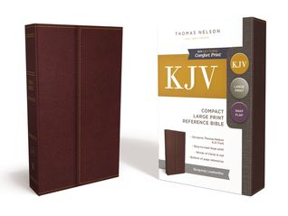 Read KJV, Reference Bible, Compact, Large Print, Snapflap Leather-Look, Burgundy, Red Letter Edition, Comfort Print: Holy Bible, King James Version - Anonymous | PDF