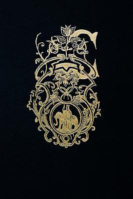 Download Notebook: Art Nouveau Initial C - Gold on Black - Lined Composition Notebook / Diary / Journal - 6x9, 140 Pages - Purse Size -  file in ePub