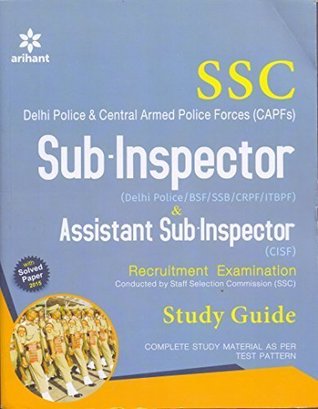 Read SSC Sub-Inspector & Assistant Sub-Inspector Recruitment Examination Study Guide - Arihant Experts file in PDF