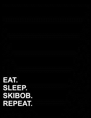 Download Eat Sleep Skibob Repeat: Graph Paper Notebook: 1 cm Squares, Blank Graphing Paper with Borders -  | ePub
