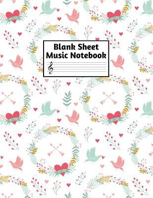 Read online Blank Sheet Music Notebook: Easy Blank Staff Manuscript Book Large 8.5 X 11 Inches Musician Paper Wide 12 Staves Per Page for Piano, Flute, Violin, Guitar, Trumpet, Drums, Cello, Ukelele and other Musical Instruments - Code: A4 4235 - Kaiya Mercado | ePub