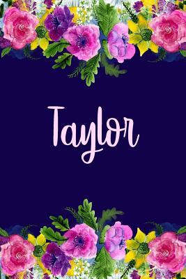 Read Taylor: Personalized Name Pink Floral Design Matte Soft Cover Notebook Journal to Write In. 120 Blank Lined Pages -  | ePub