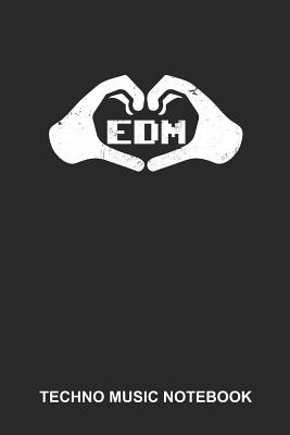 Download Techno Music Notebook: Lined Log Book For Raver And Dancer: Edm Rave Journal - Hands Forming Heart Love Techno Gift -  file in ePub