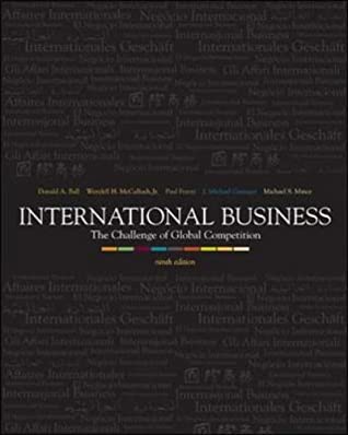 Download International Business: The Challenge of Global Competition - Donald A. Ball file in ePub